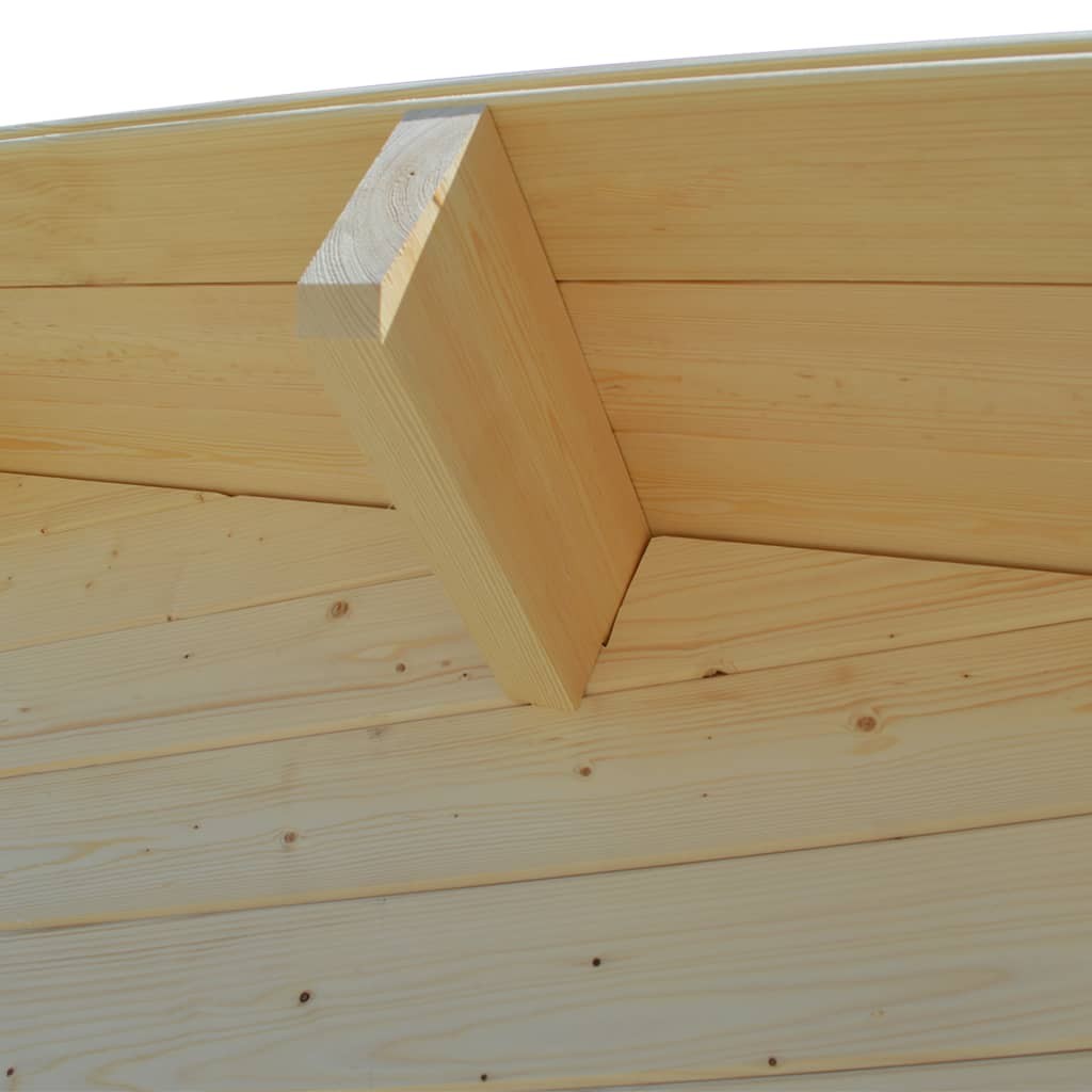 34 mm 4x4 m Garden House Shed Log Timber Cabin Solid Wood